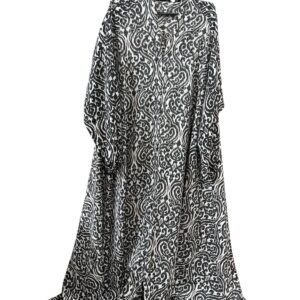 Monochrome, Black and White, Damascus print, Paisley, Arabic print
